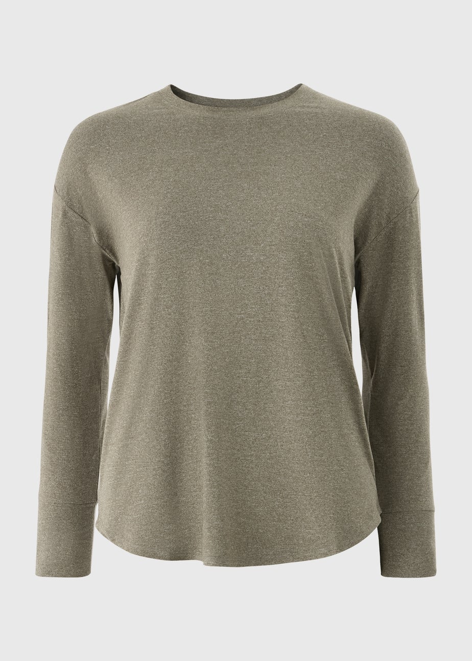 Souluxe Khaki Long Sleeve Top
