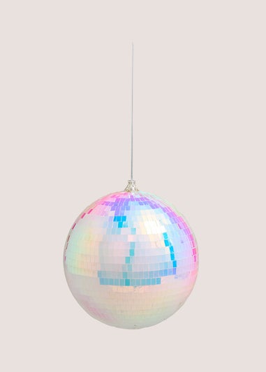 Multicolour Disco Ball Large Tree Decoration
