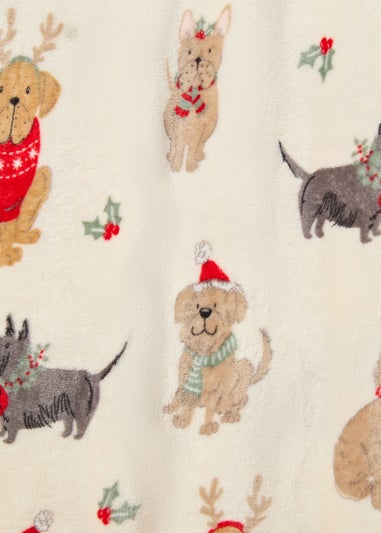 Christmas Dog Throw