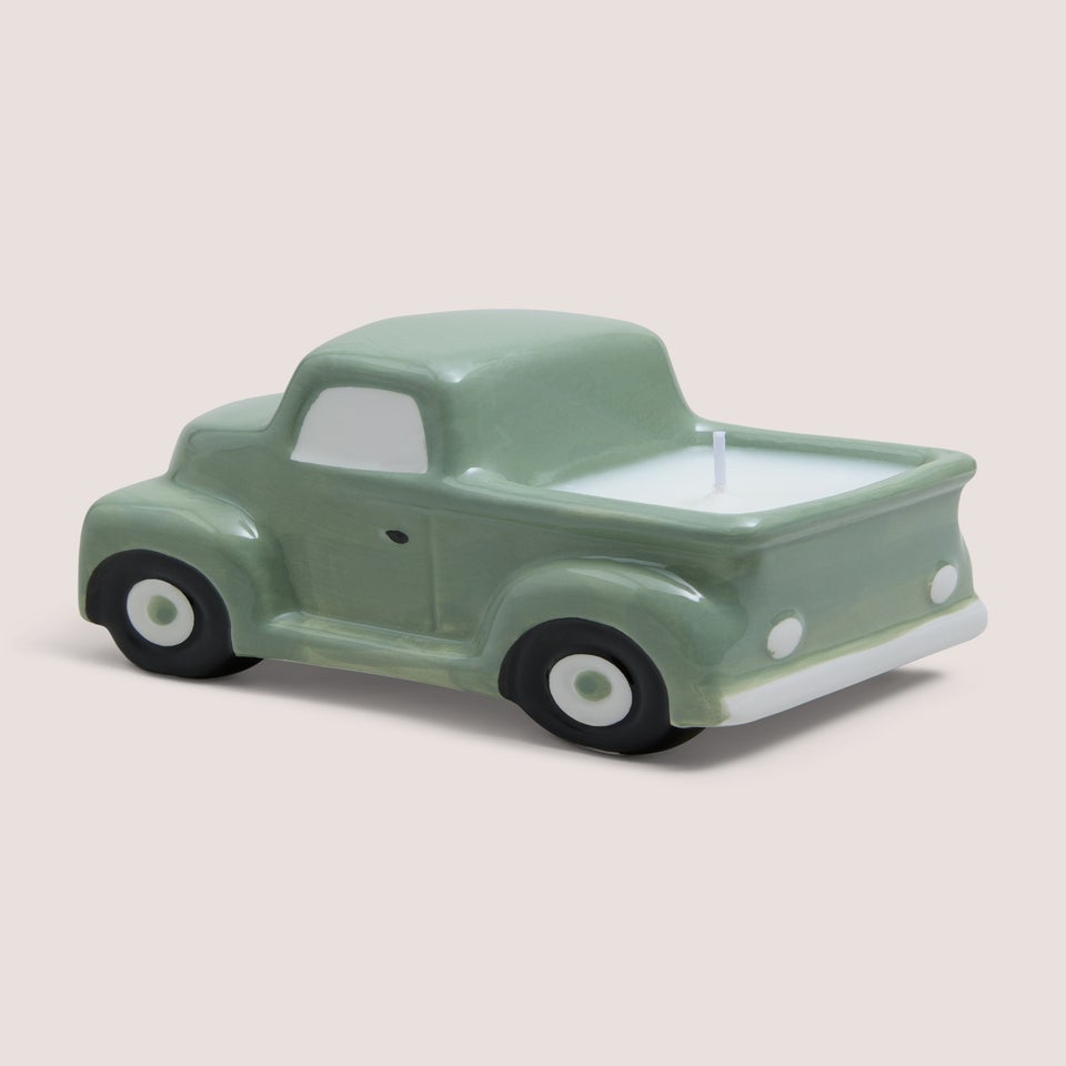 Green Car Candle