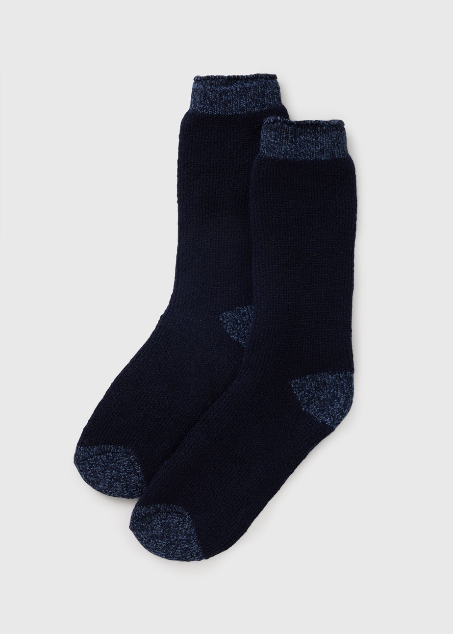 Heat Holders Navy Socks