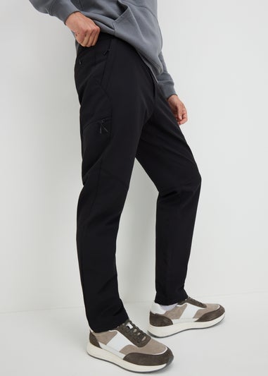 Black Fleece Lined Trek Trousers