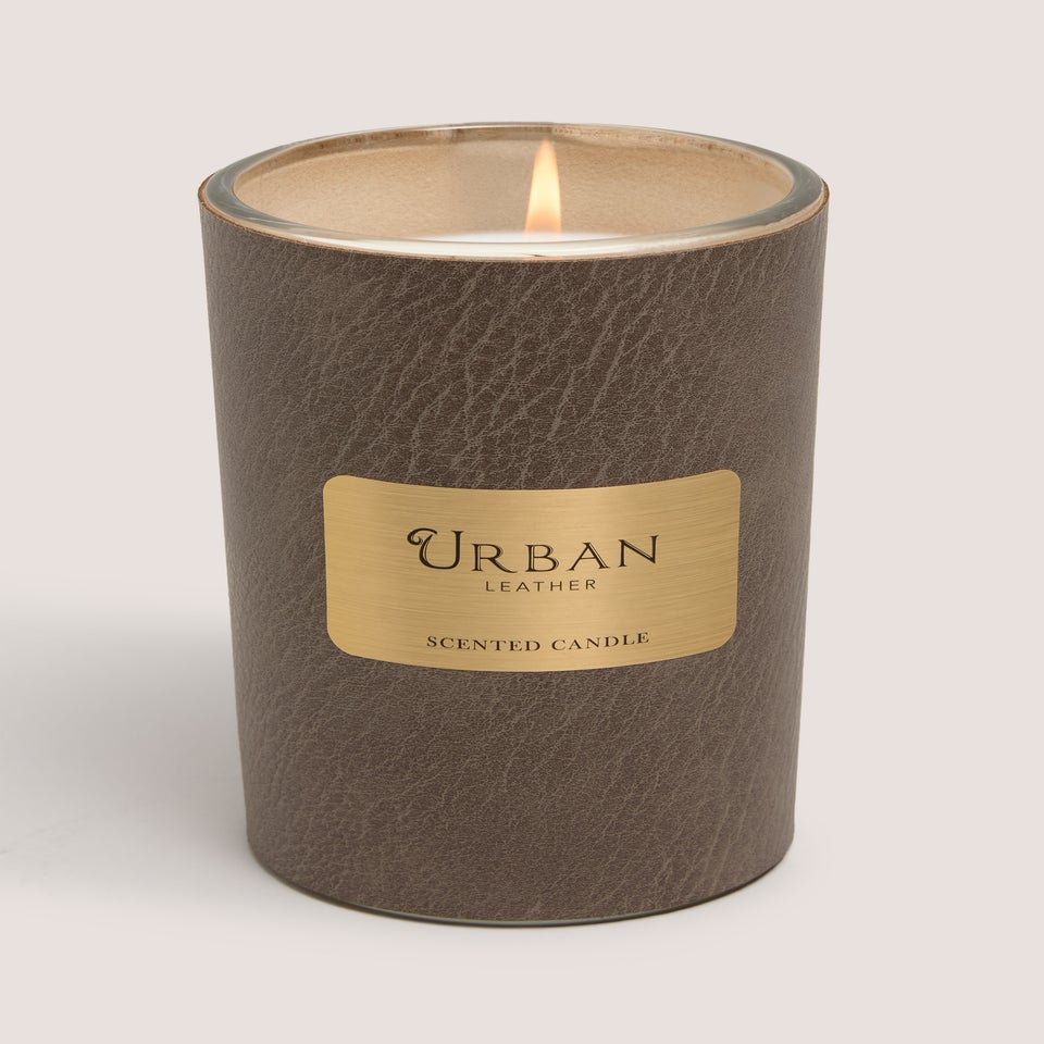 Urban Leather Scented Candle