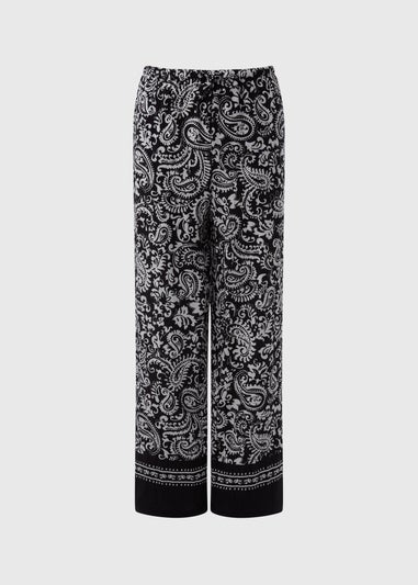 Et Vous Black Paisley Co Ord Trousers