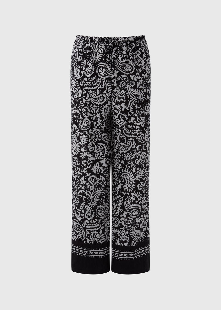 Et Vous Black Paisley Co Ord Trousers