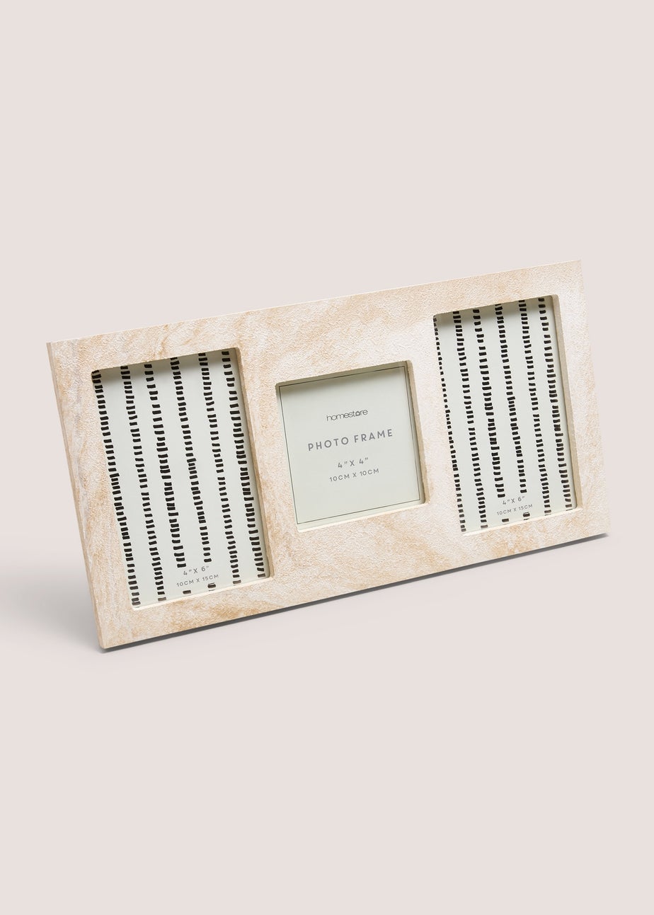 Neutral Marble Effect Multi Frame