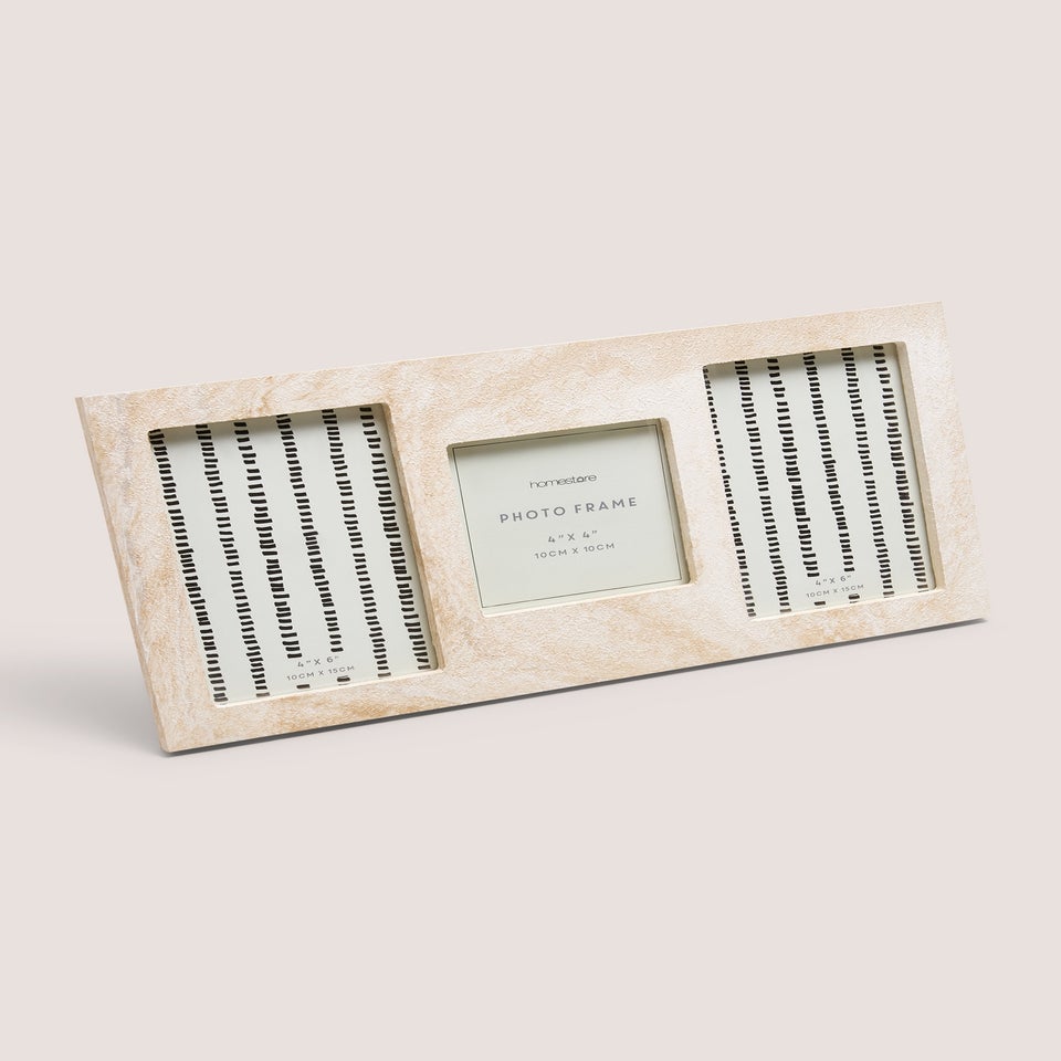 Neutral Marble Effect Multi Frame