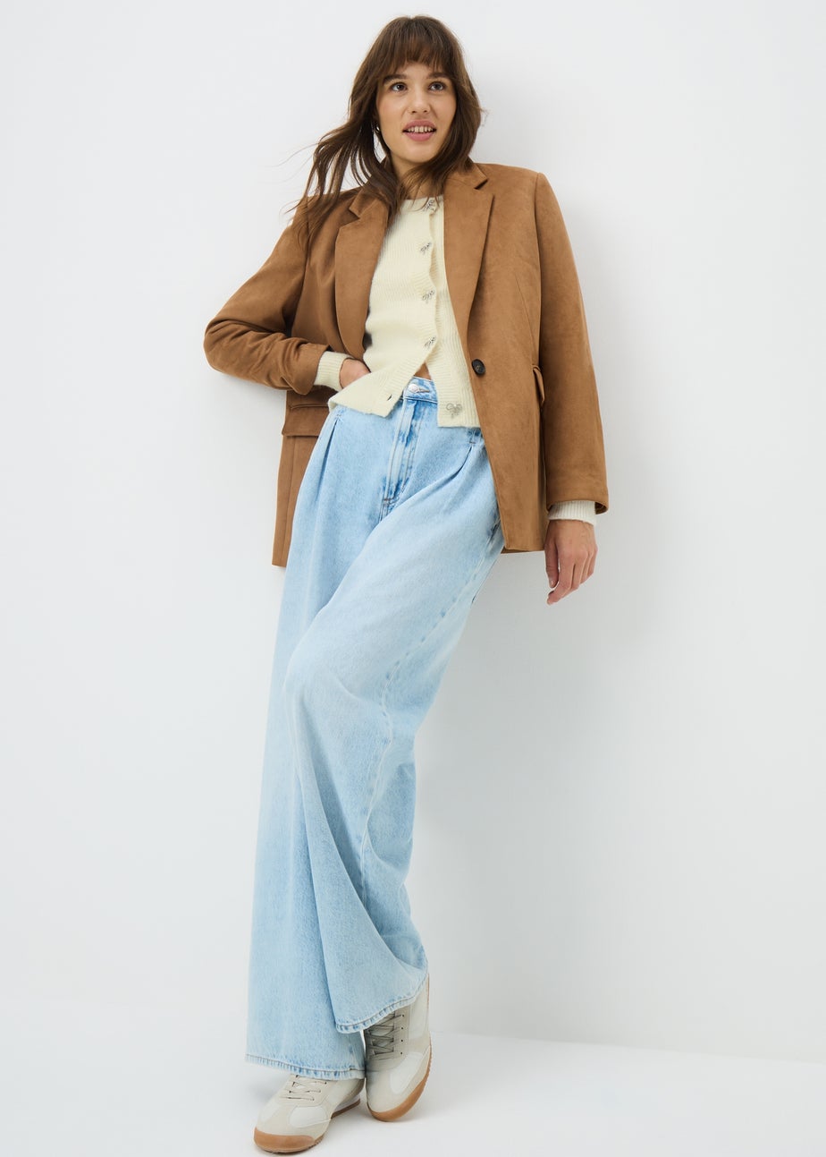 Cream Embellished Cardigan