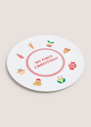 My First Christmas Dinner Plate