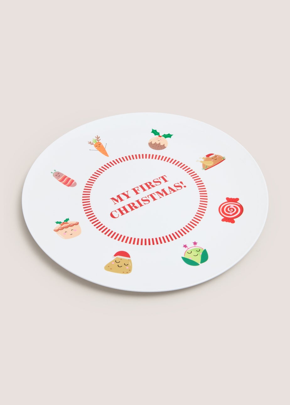 My First Christmas Dinner Plate