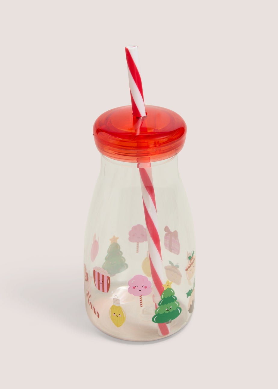 Kids Christmas Milk Bottle