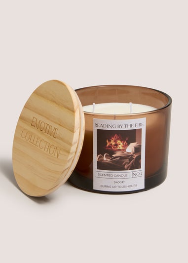 Reading By The Fire Candle