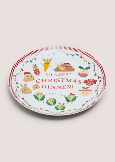 Razzmatazz Merry Christmas Dinner Plate