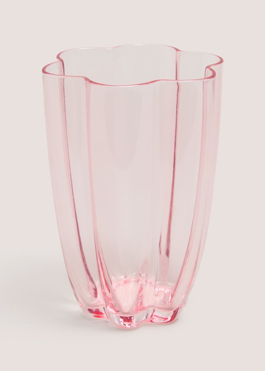 Pink Scalloped Tumbler