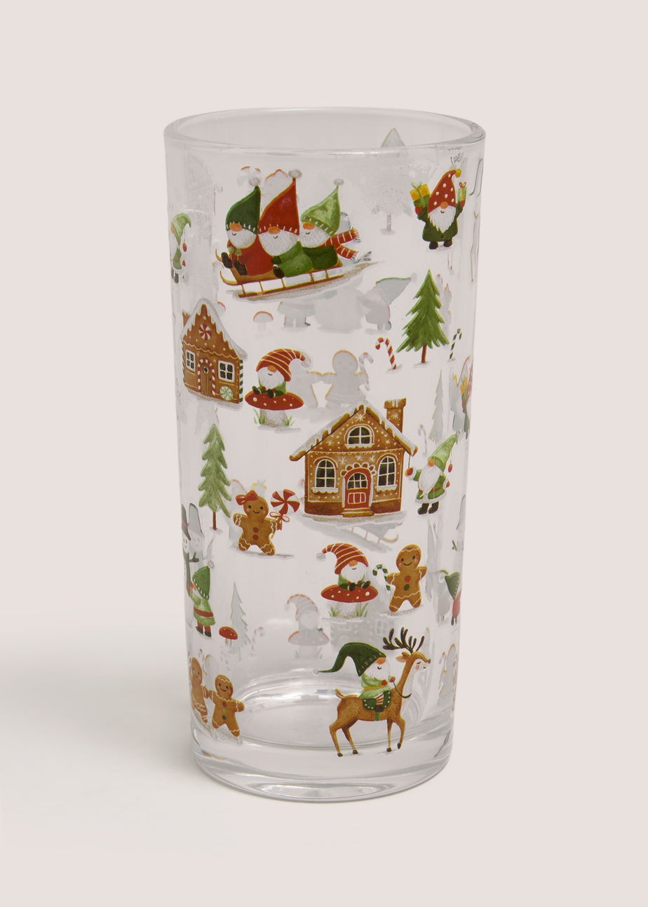 Gingerbread Christmas Decal Glass
