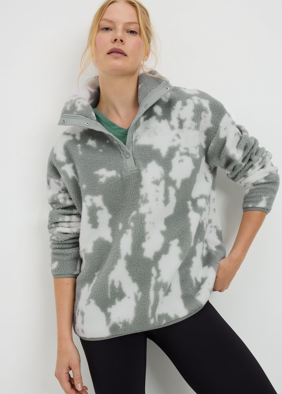 Souluxe Green Fleece Jumper