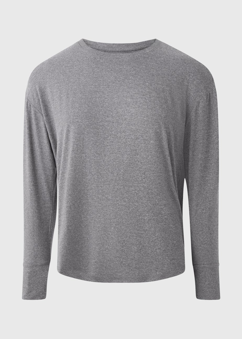 Grey Long Sleeve Iron T-Shirt