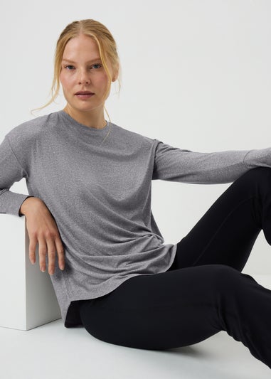 Grey Long Sleeve Iron T-Shirt