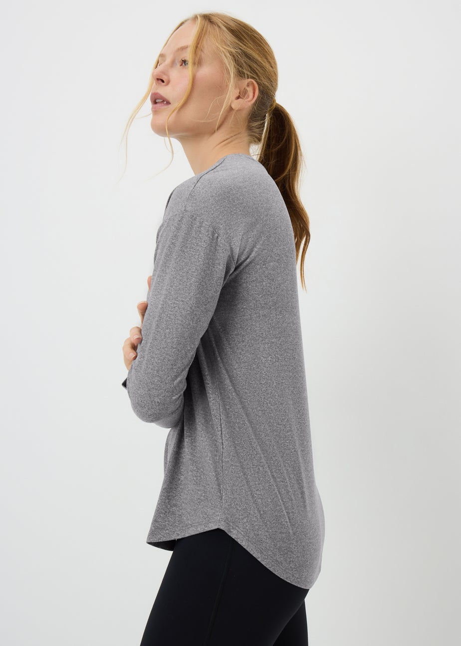 Grey Long Sleeve Iron T-Shirt
