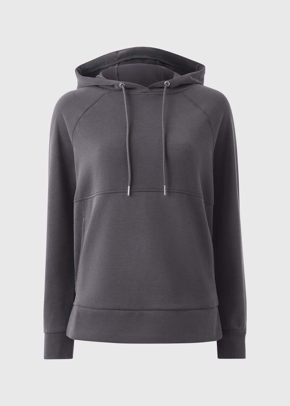 Grey Longline Hoodie