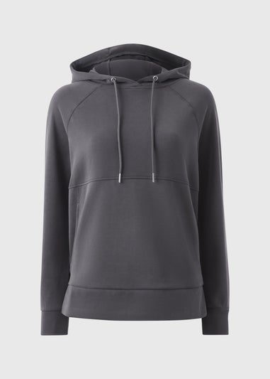 Grey Longline Hoodie
