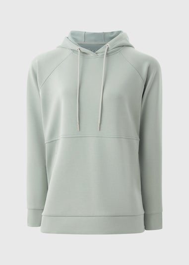 Souluxe Green Sand Wash Long Sleeve Hoodie
