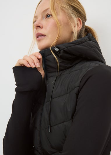 Souluxe Black Gym Coat
