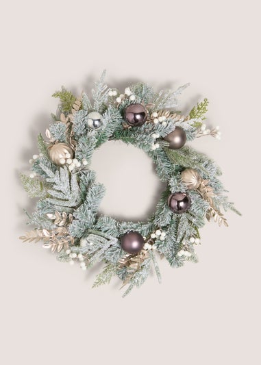 Gold Christmas LED Wreath