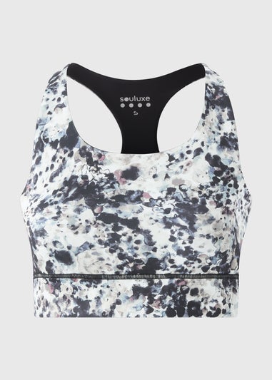 Souluxe Multicoloured Splatter Print Crop Top