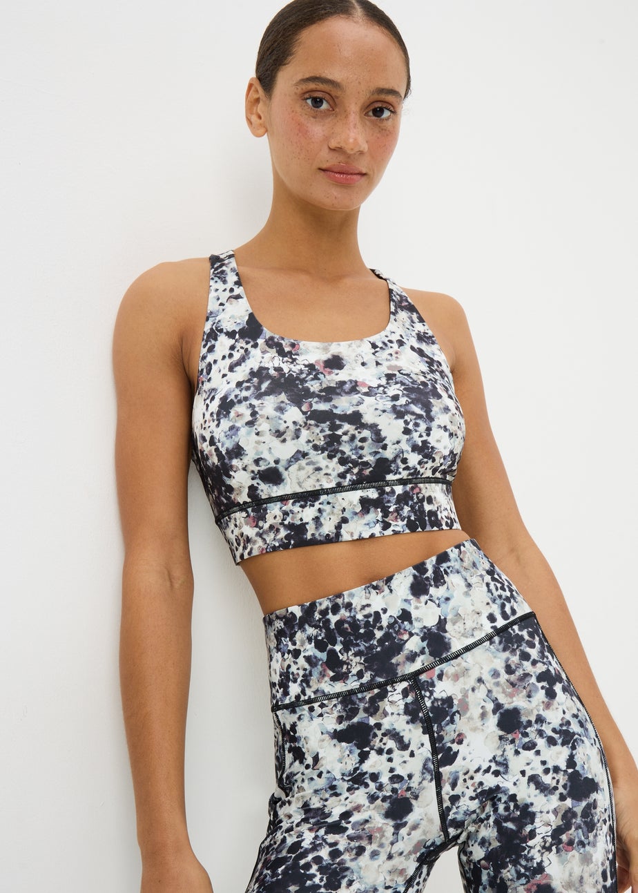 Souluxe Multicoloured Splatter Print Crop Top