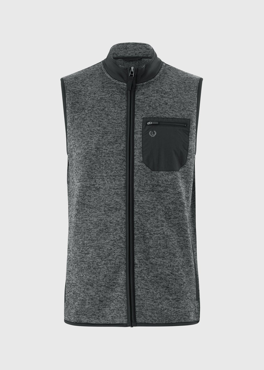 Lincoln Charcoal Tech Fleece Gilet