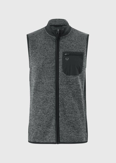 Lincoln Charcoal Tech Fleece Gilet