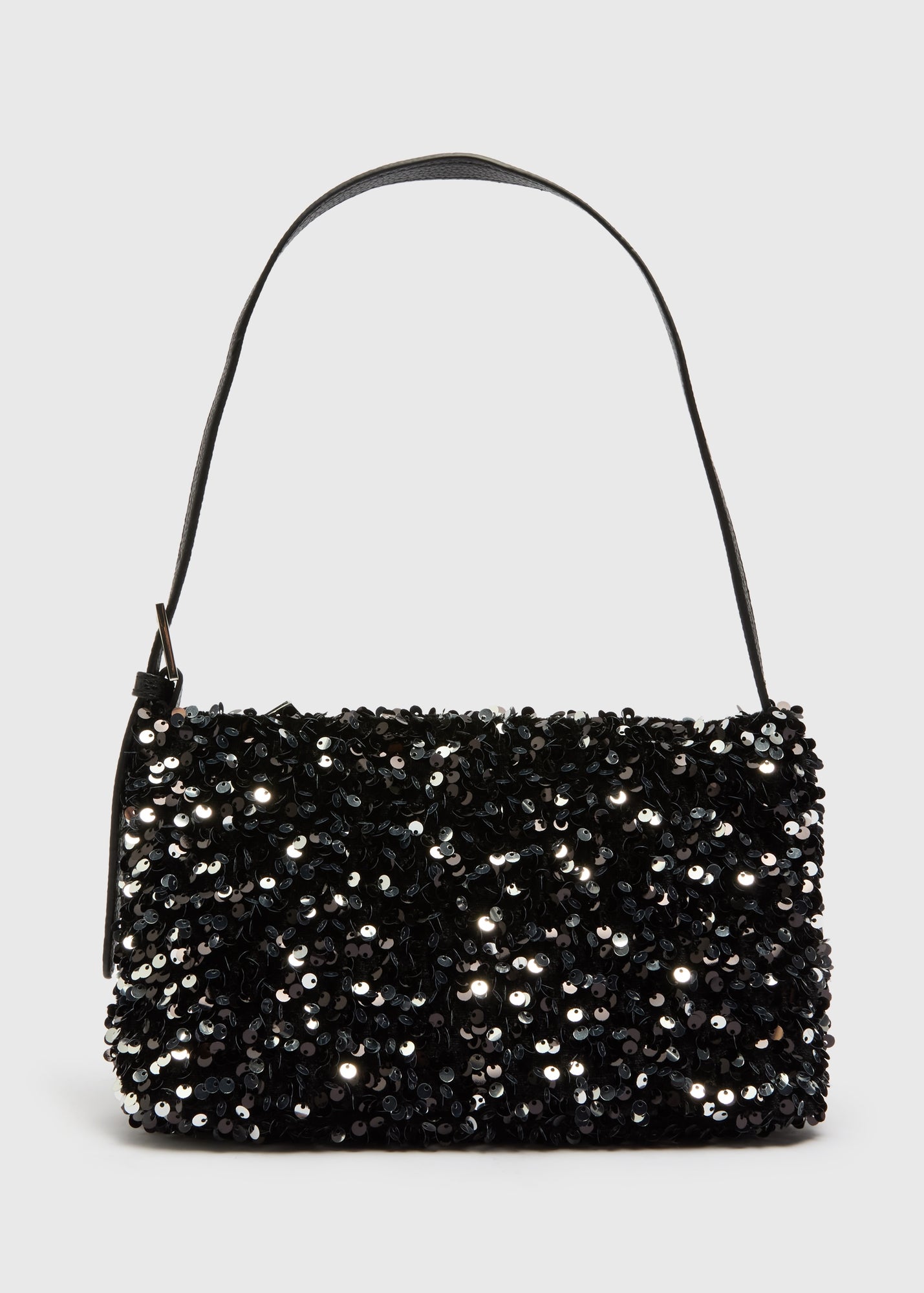 バッグ black & silver sequins bag Handbag TEMI Sequins | silver | Standard | Anz | 031679-96/91-0-Anz
