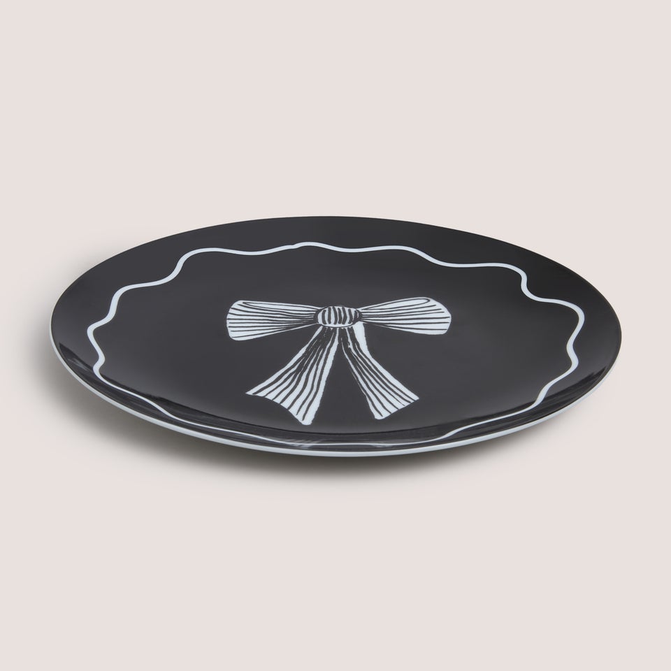 Black Bow Side Plate