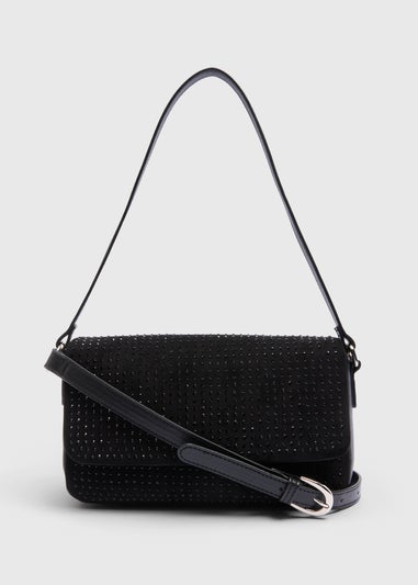 Black Diamante Bag