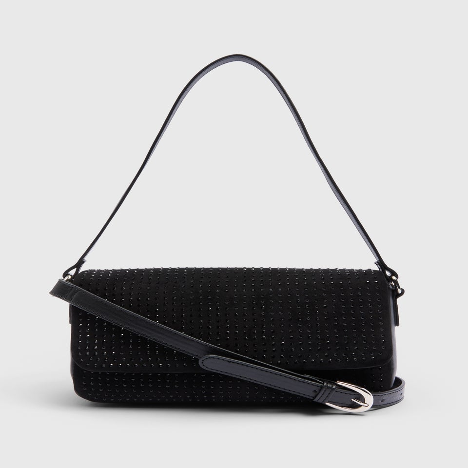 Black Diamante Bag