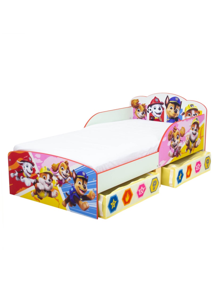Paw Patrol Badges Toddler Bed with Storage