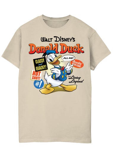 Disney Donald Duck Comic Cover Sand Graphic T-Shirt
