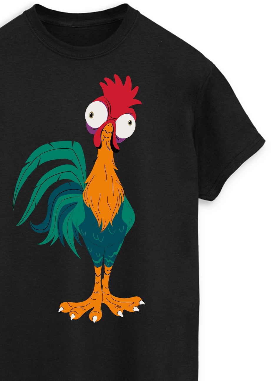 Disney Moana 2 Hei Hei Black Graphic T-Shirt