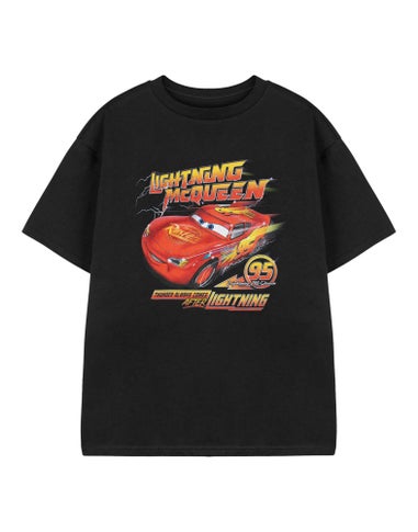 Disney Black Cars Always After Lightning Kids T-Shirt (3-14 Years)