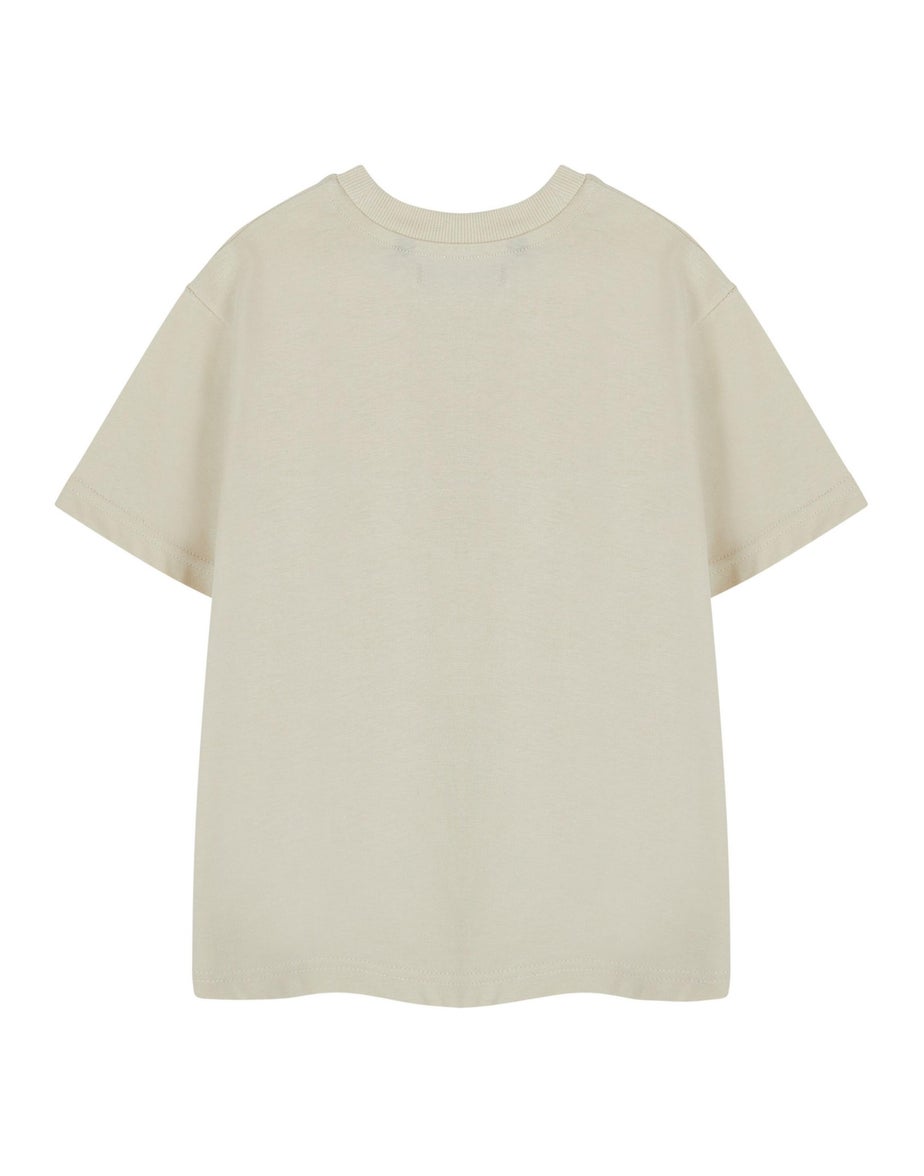 Disney Beige  Cars Racing Sports Network Kids T-Shirt (3-14 Years)