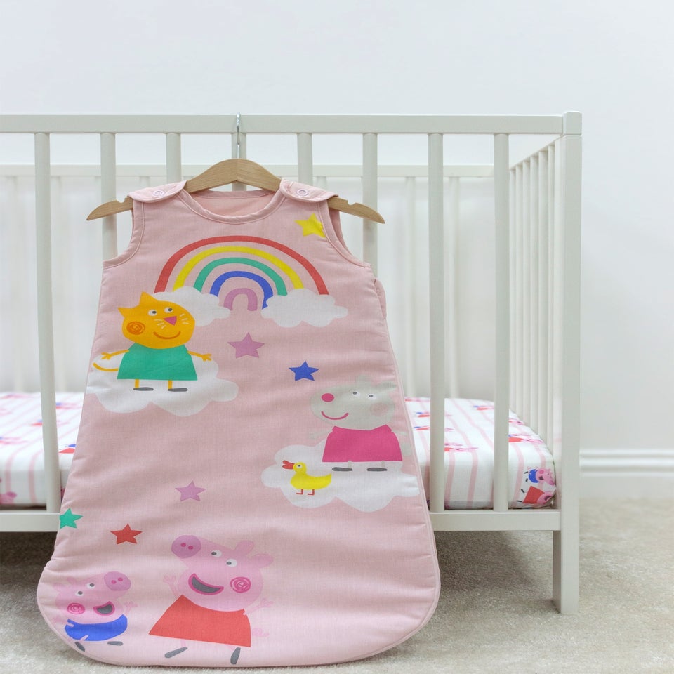 Peppa Pig Pink Lullabies Sleeping Bag Sack 6-18 Months