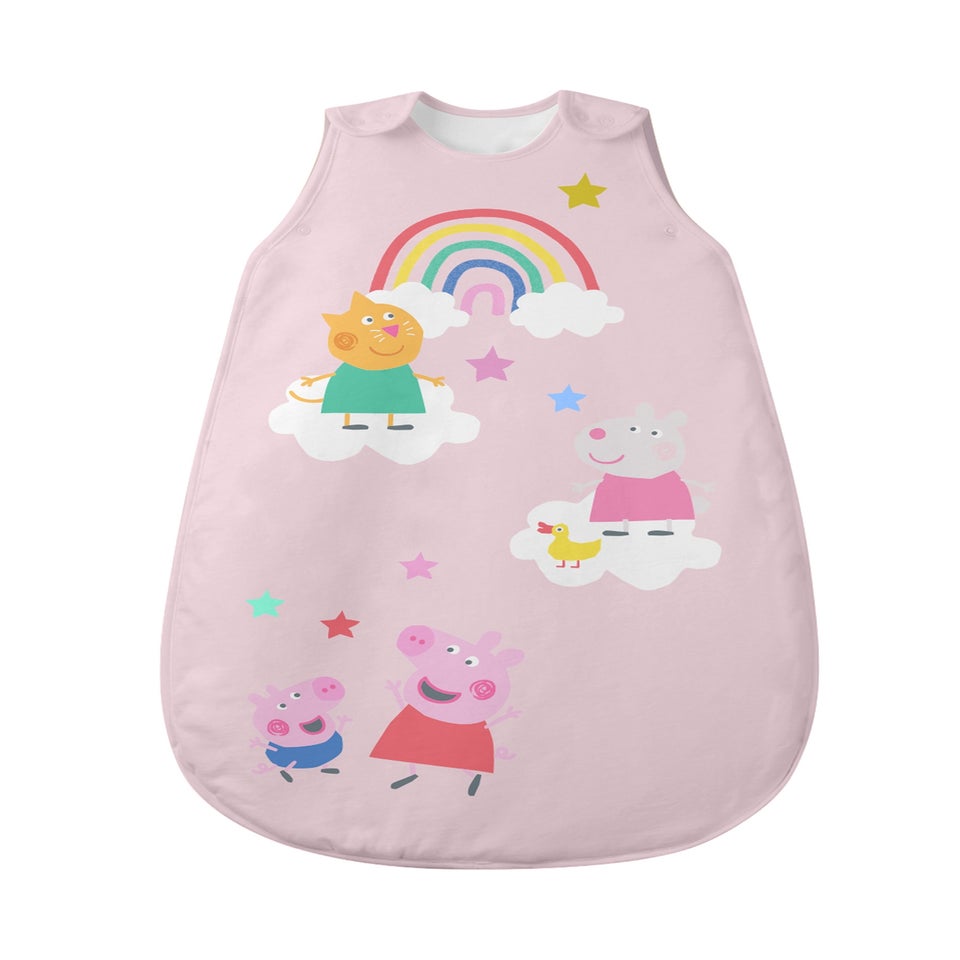 Peppa Pig Pink Lullabies Sleeping Bag Sack 0-6 Months