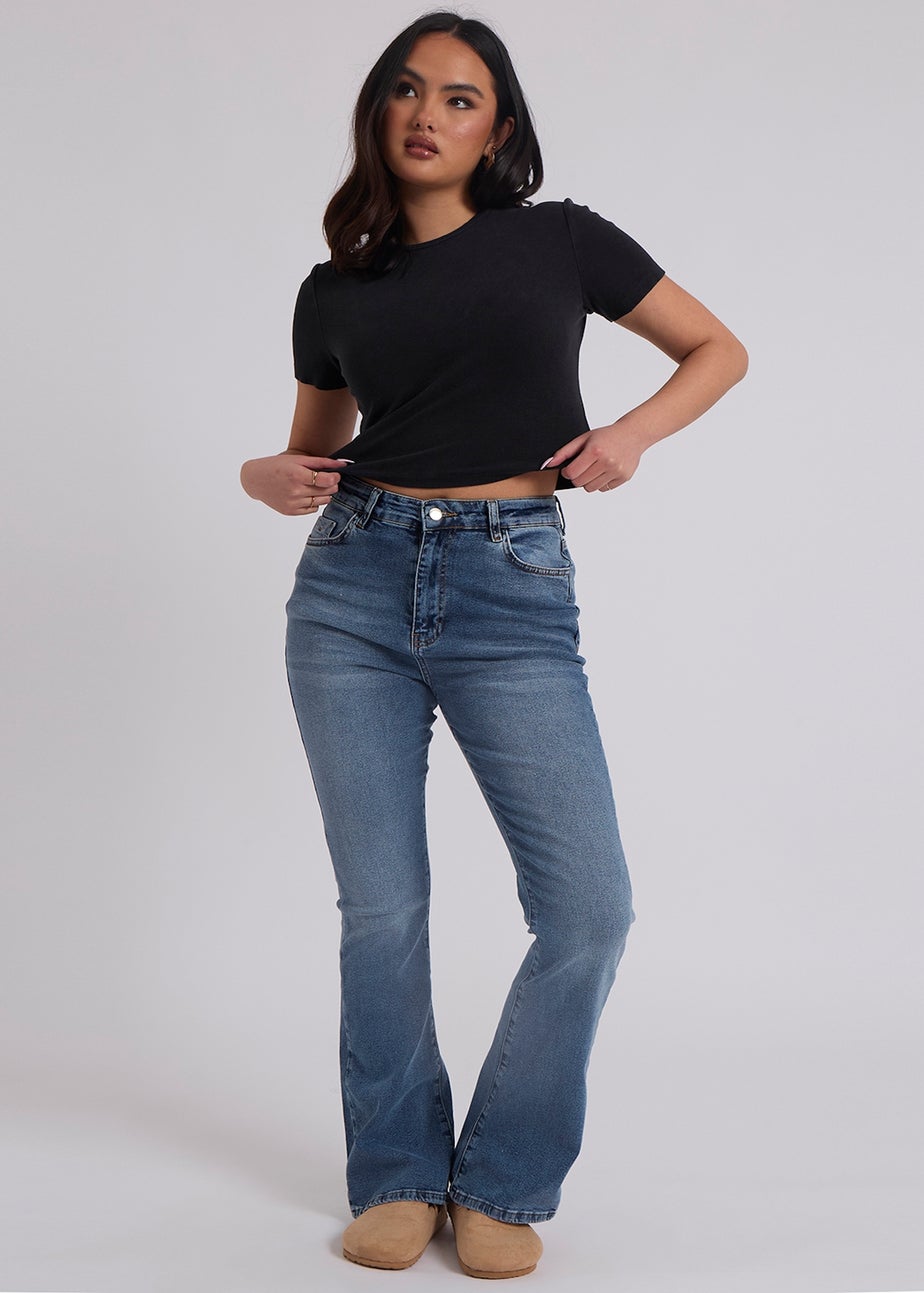 Urban Bliss Dark Blue Bootcut Jean