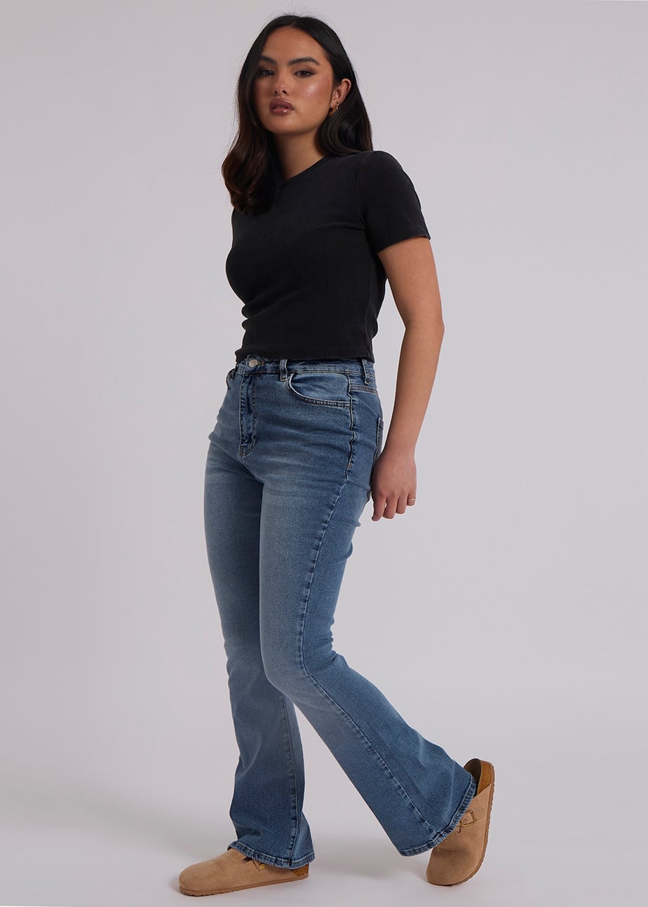 Urban Bliss Dark Blue Bootcut Jean