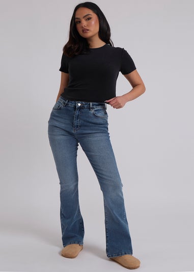 Urban Bliss Dark Blue Bootcut Jean