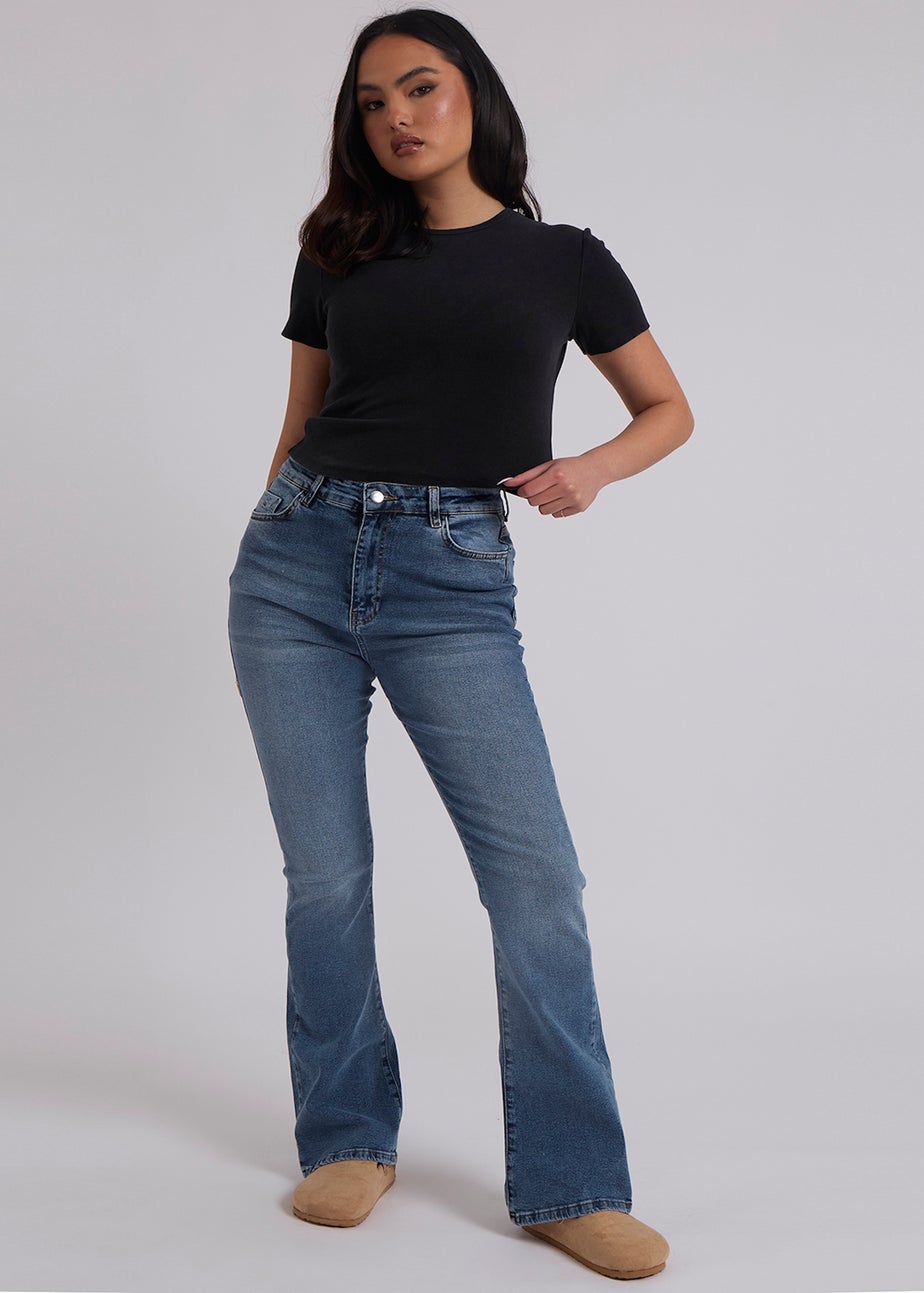 Urban Bliss Dark Blue Bootcut Jean