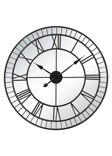 Charles Bentley Buttermere Indoor Outdoor Mirrored Skeleton Wall Clock