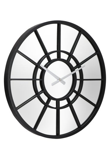 Charles Bentley Buttermere Indoor Outdoor Mirrored Skeleton Wall Clock