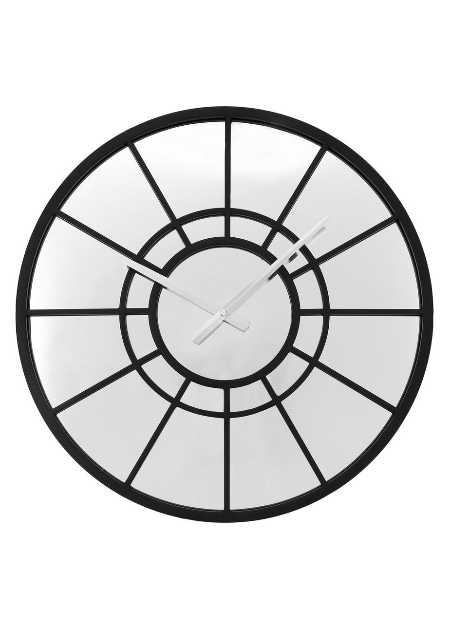 Charles Bentley Buttermere Indoor Outdoor Mirrored Skeleton Wall Clock